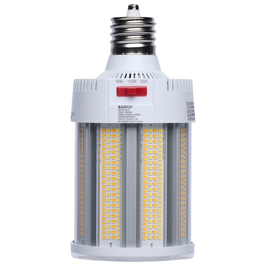 image of 150/115/80 Watt - 30K/40K/50K CCT - Field Selectable LED - Corncob - Mogul Extended Base - 120-277 Ranged Voltage - 450 Watt HID Replacement