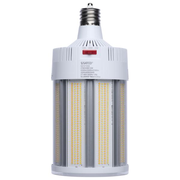270/200/135 Watt - 30K/40K/50K CCT - Field Selectable LED - Corncob - Mogul Extended Base - 277-480 Ranged Voltage - 600 Watt HID Replacement