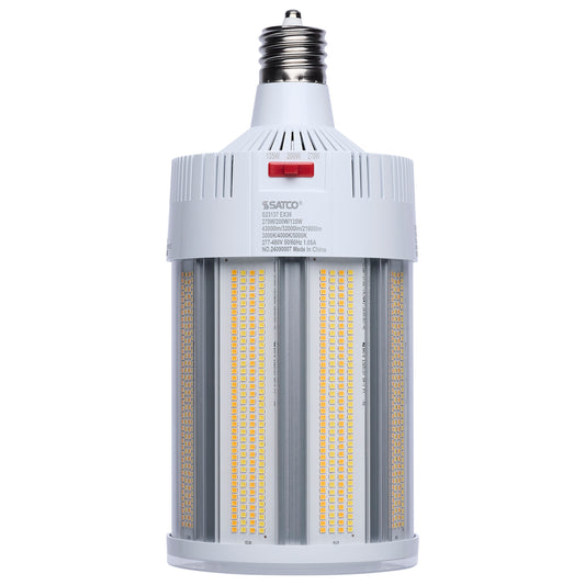 image of 270/200/135 Watt - 30K/40K/50K CCT - Field Selectable LED - Corncob - Mogul Extended Base - 277-480 Ranged Voltage - 600 Watt HID Replacement