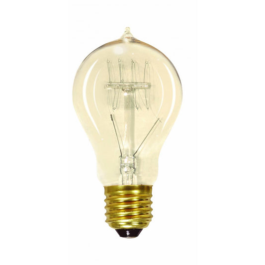 image of 25 Watt A19 Incandescent - Clear - 3000 Average rated hours - 100 Lumens - Medium base - 120 Volt