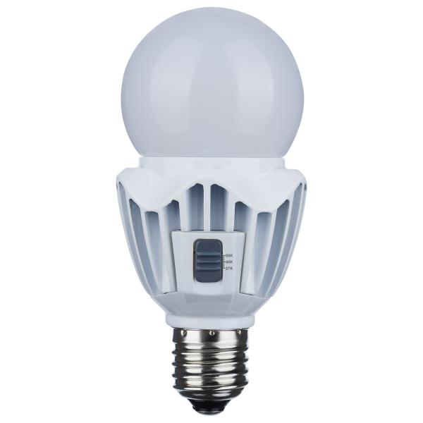 15 Watt LED A21 - High Lumen Output - 27K/40K/50K CCT Selectable - Medium Base - White Finish - 120V-277V