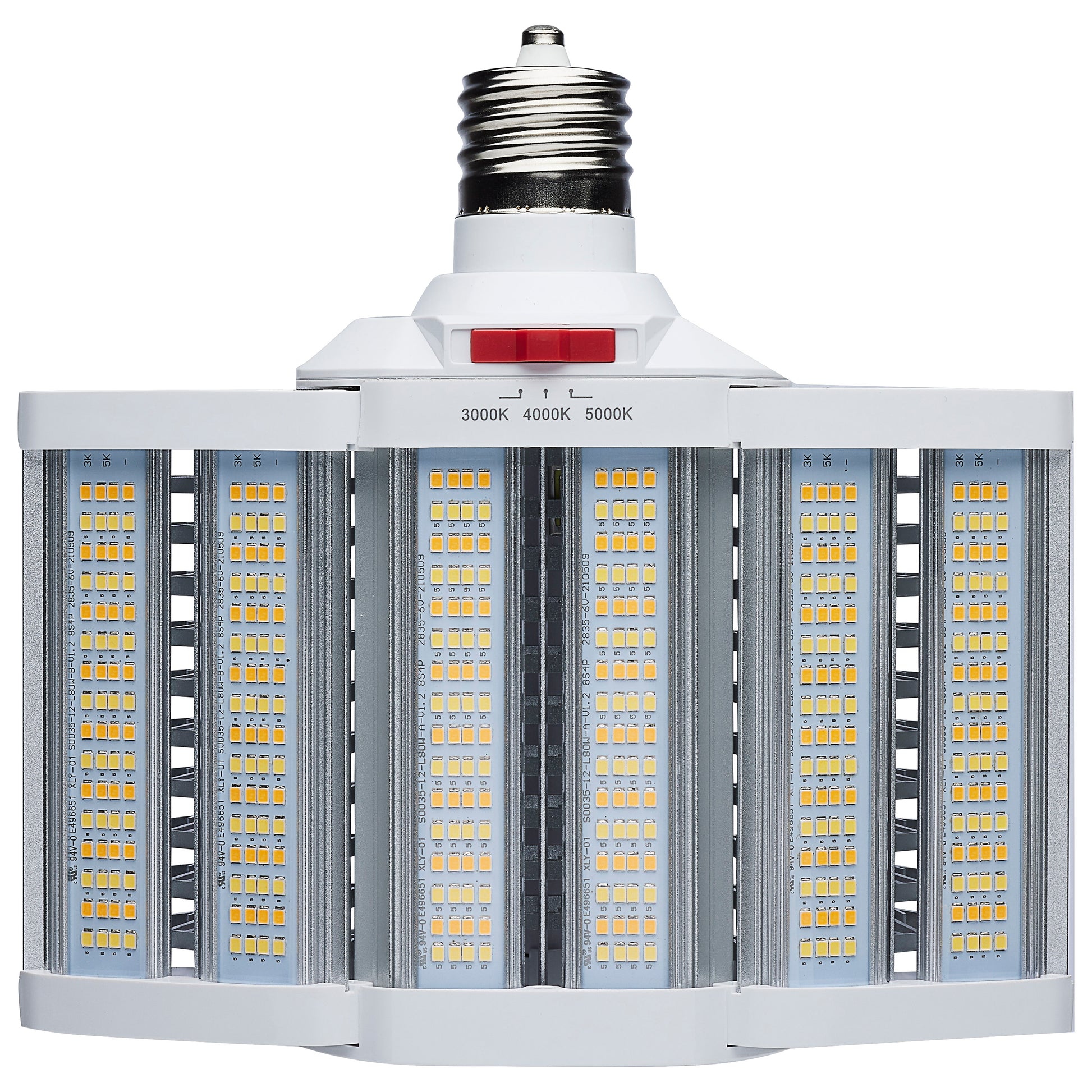 image of LED Shoe Box Lamp - 60/70/80 Wattage Selectable - 3K/4K/5K CCT Selectable - 120-277 Volt - White Finish