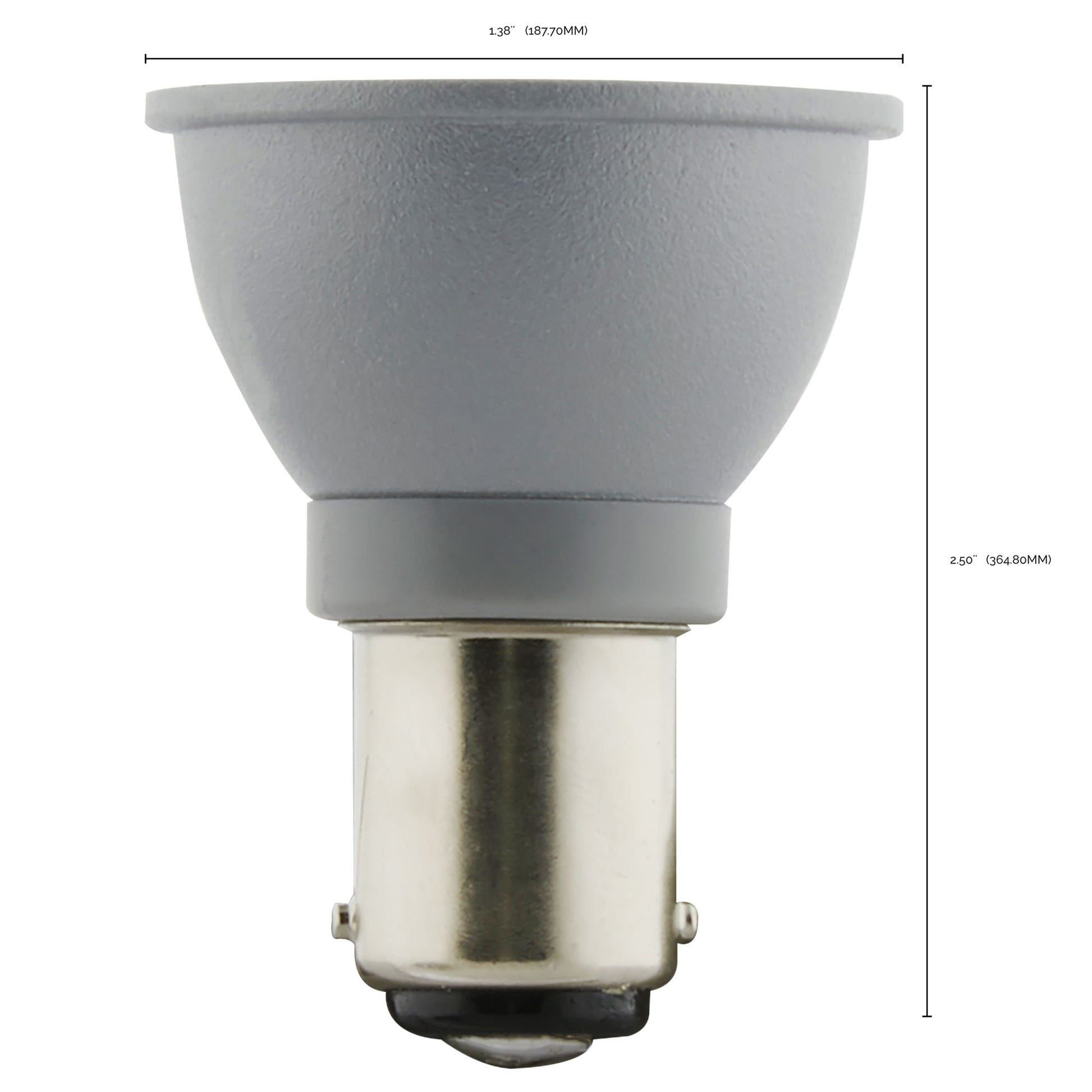 image of 3 Watt - ALR12 LED - 3000K - Double Contact Base - 12 Volt