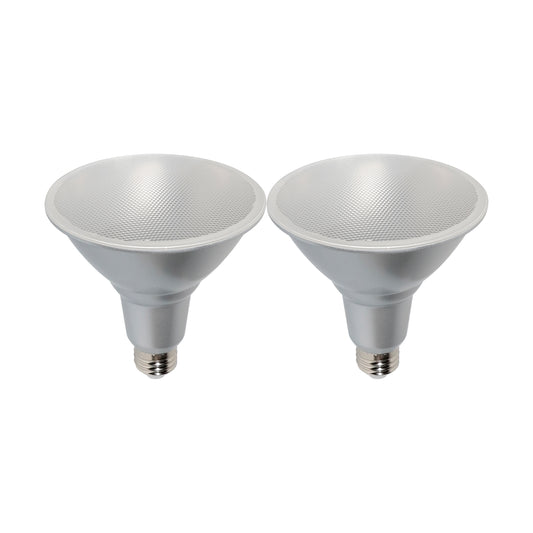 image of 15 Watt - PAR38 LED - 3000K - 60 deg. Beam Angle - Medium base - 120 Volt - 2-Pk