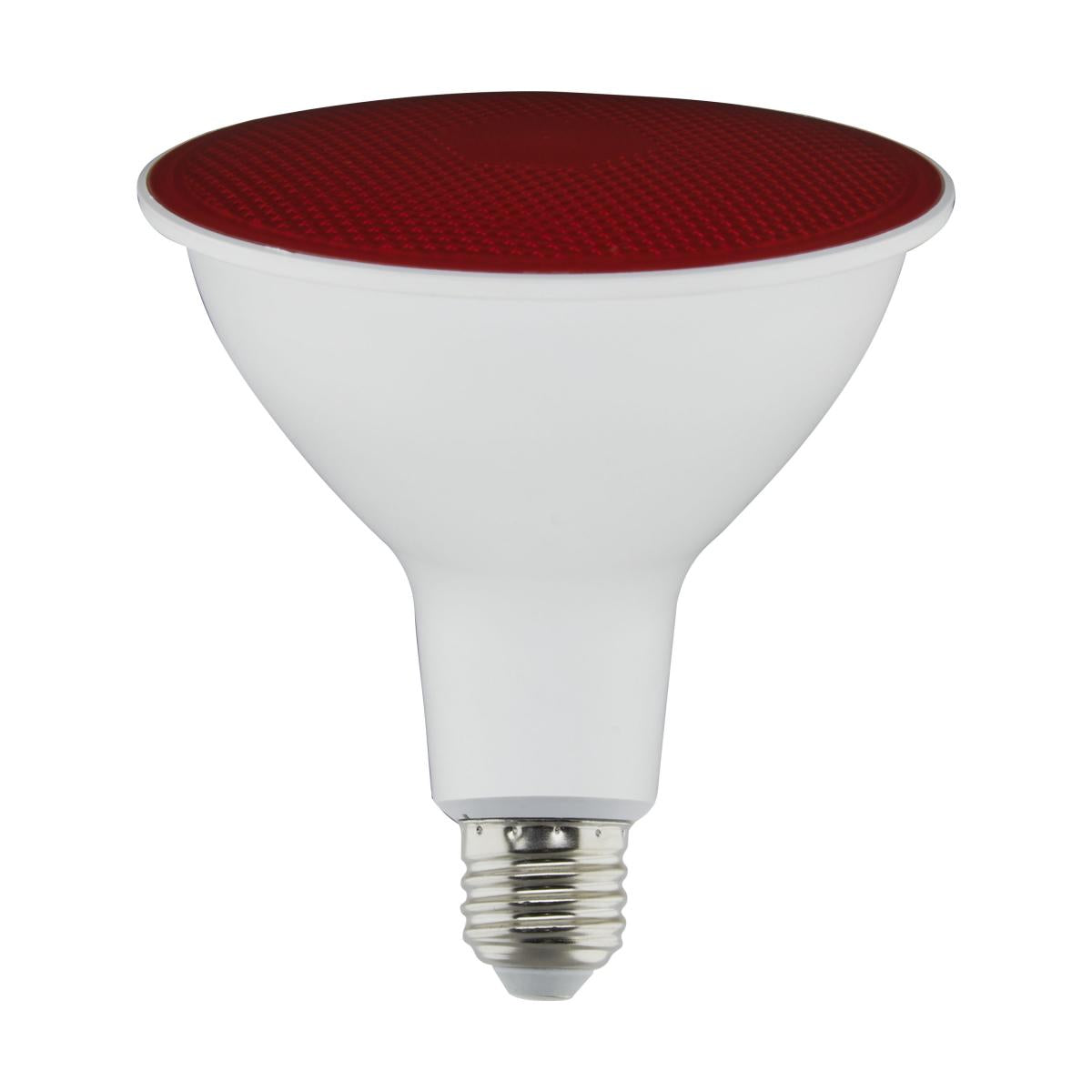 11.5 Watt PAR38 LED - Red - 90 degree Beam Angle - Medium base - 120 Volt