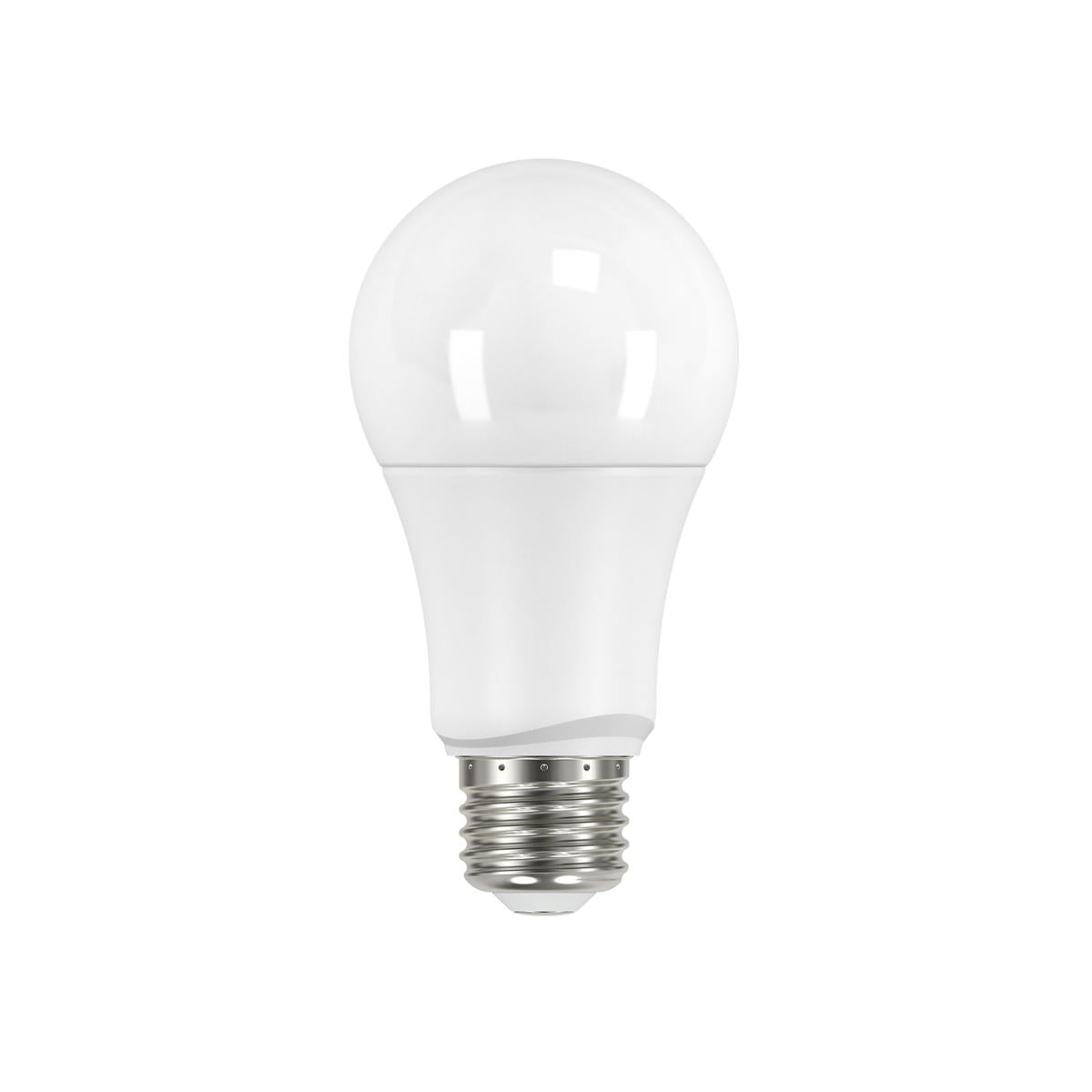 9.5 Watt - A19 LED - Frosted - 4000K - Medium base - 220 deg. Beam Angle - 120 Volt - Non-Dimmable - 4-Pack