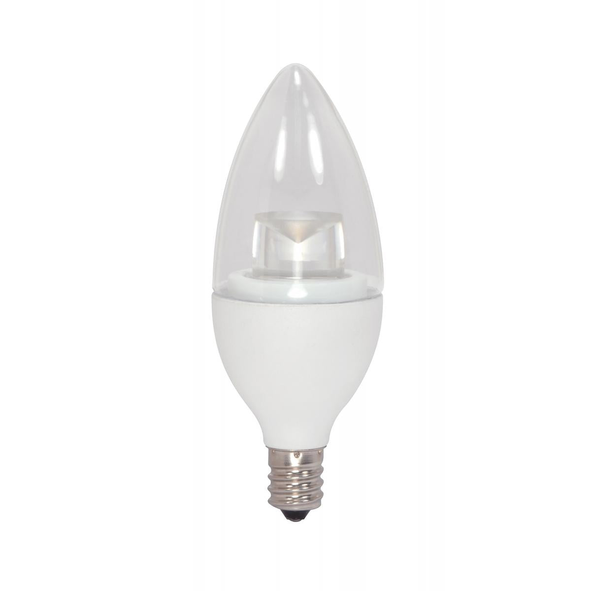 3.5 Watt LED Candle - 2700K - Candelabra base - 120 Volt