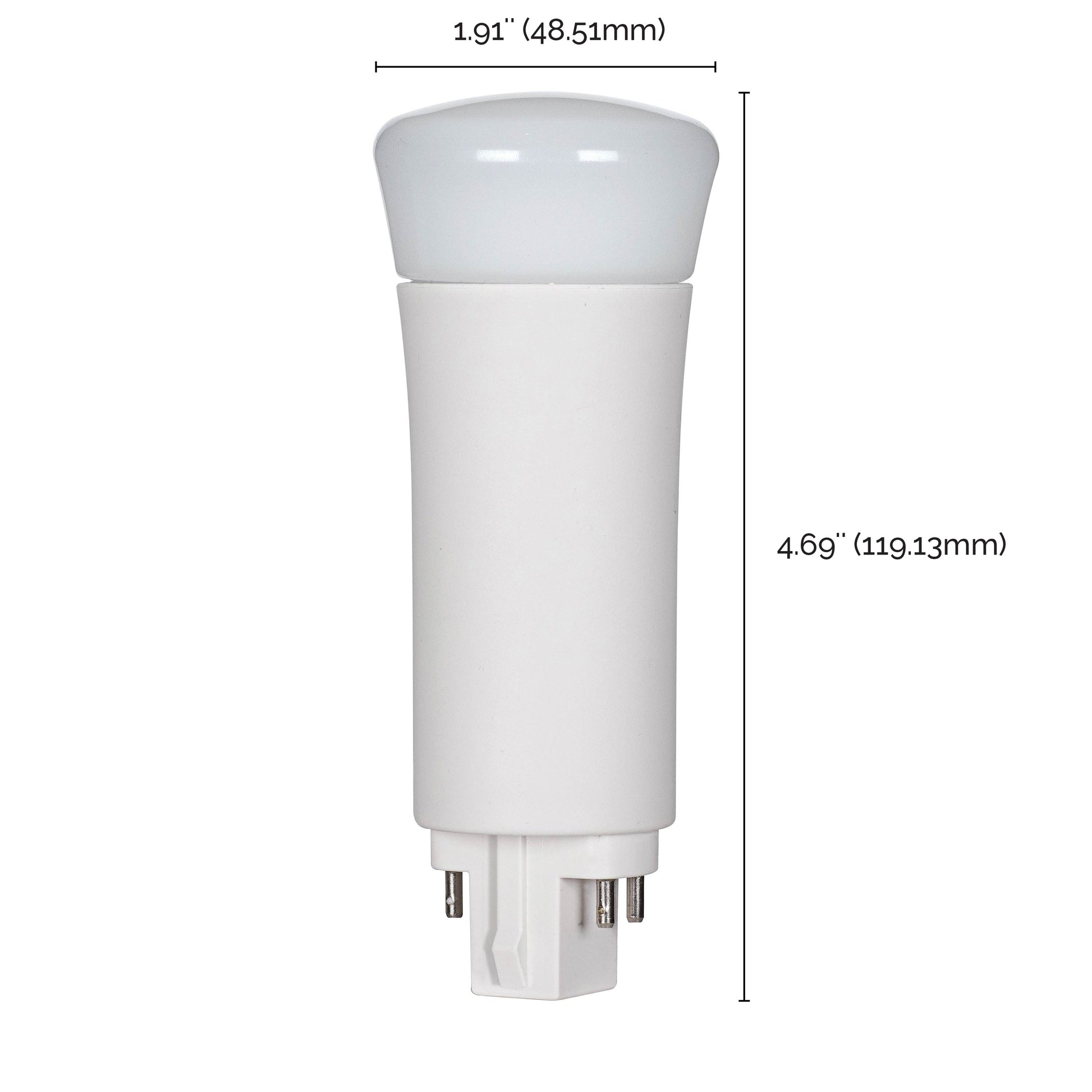 image of 9 Watt LED PL 4-Pin - 3500K - 1050 Lumens - G24q base - 50000 Average rated hours - 120 Deg. Beam Angle - Type A - Ballast dependent