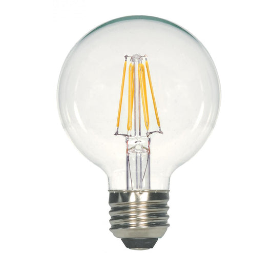 image of 5.5 Watt G25 LED - Clear - Medium base - 2700K - 500 Lumens - 120 Volt