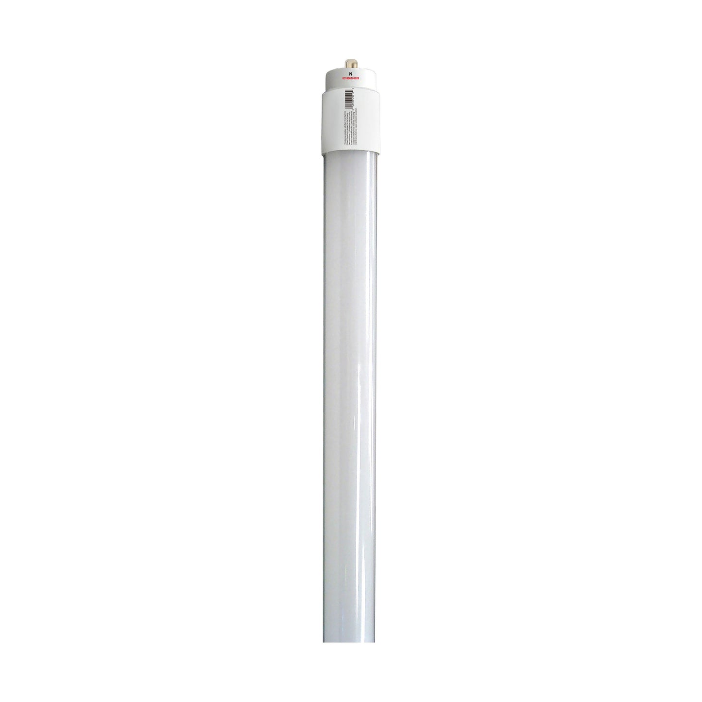 image of 40 Watt - 8 Foot - T8 LED - Single pin base - 3500K - 50000 Average rated hours - 5300 Lumens - Type B - Ballast Bypass - Double Ended Wiring - DLC 5.1