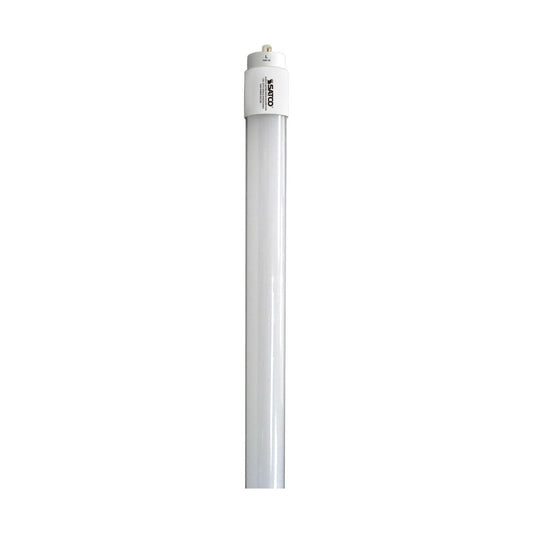 image of 40 Watt - 8 Foot - T8 LED - Single pin base - 3500K - 50000 Average rated hours - 5300 Lumens - Type B - Ballast Bypass - Double Ended Wiring - DLC 5.1