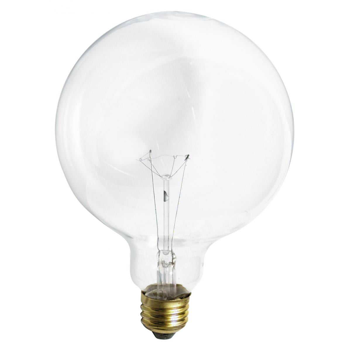 image of 100 Watt G40 Incandescent - Clear - 4000 Average rated hours - 1150 Lumens - Medium base - 120 Volt