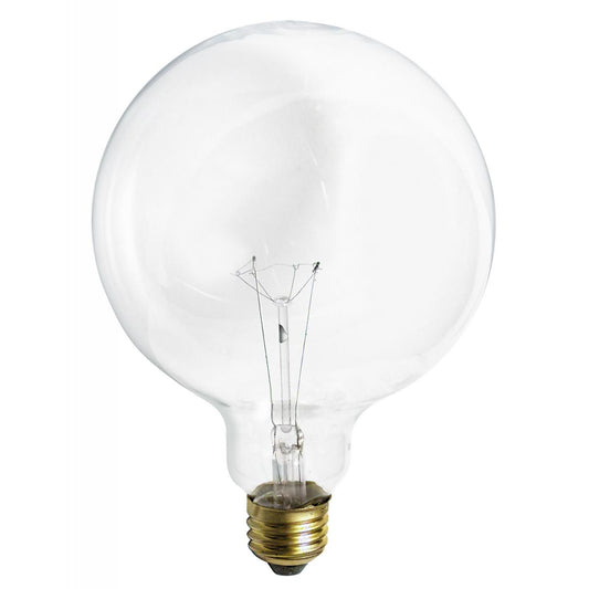 image of 150 Watt G40 Incandescent - Clear - 4000 Average rated hours - 1700 Lumens - Medium base - 120 Volt