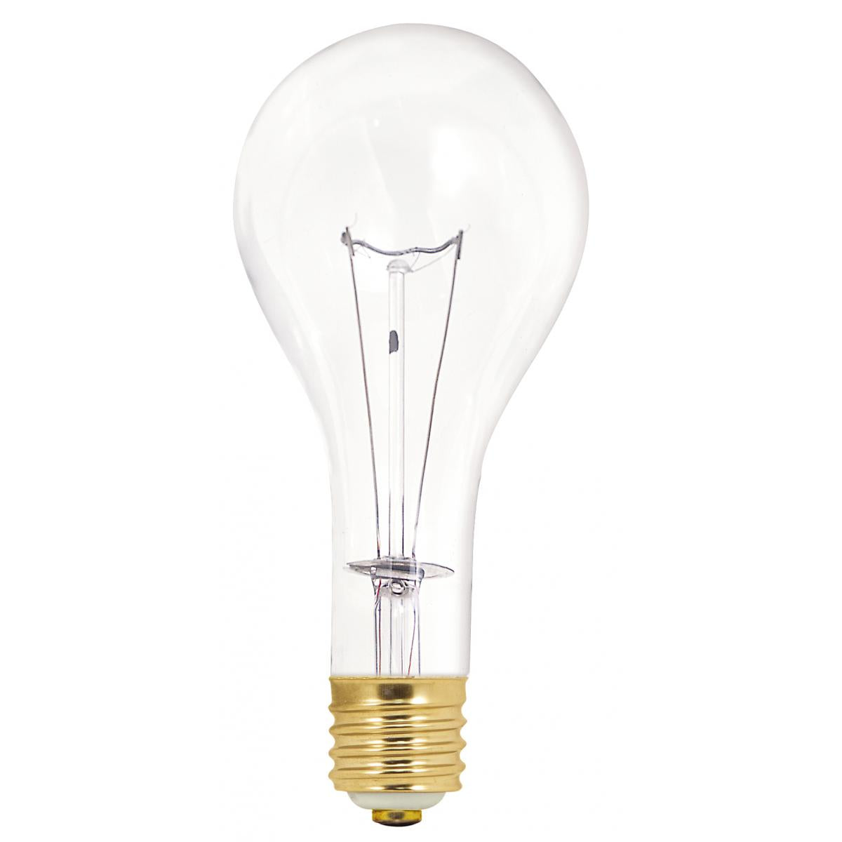 image of 500 Watt PS35 Incandescent - Clear - 5000 Average rated hours - 8000 Lumens - Mogul base - 130 Volt