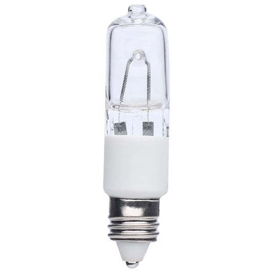 image of 35 Watt - Halogen - T4 - Clear - 2000 Average rated hours - 380 Lumens - Mini Candelabra base - 120 Volt
