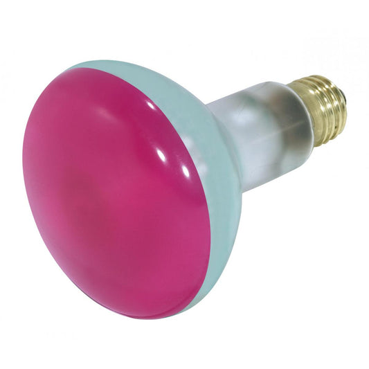 image of 75 Watt BR30 Incandescent - Pink - 2000 Average rated hours - Medium base - 130 Volt