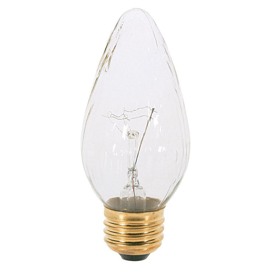image of 25 Watt F15 Incandescent - Clear - 1500 Average rated hours - 180 Lumens - Medium base - 120 Volt