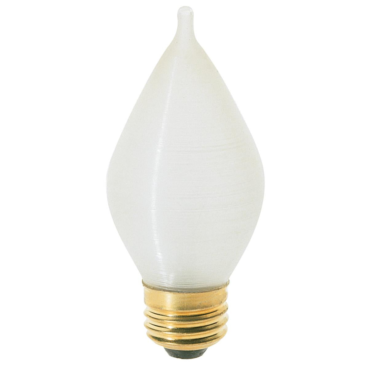 image of 40 Watt C15 Incandescent - Spun White - 4000 Average rated hours - 316 Lumens - Medium base - 120 Volt