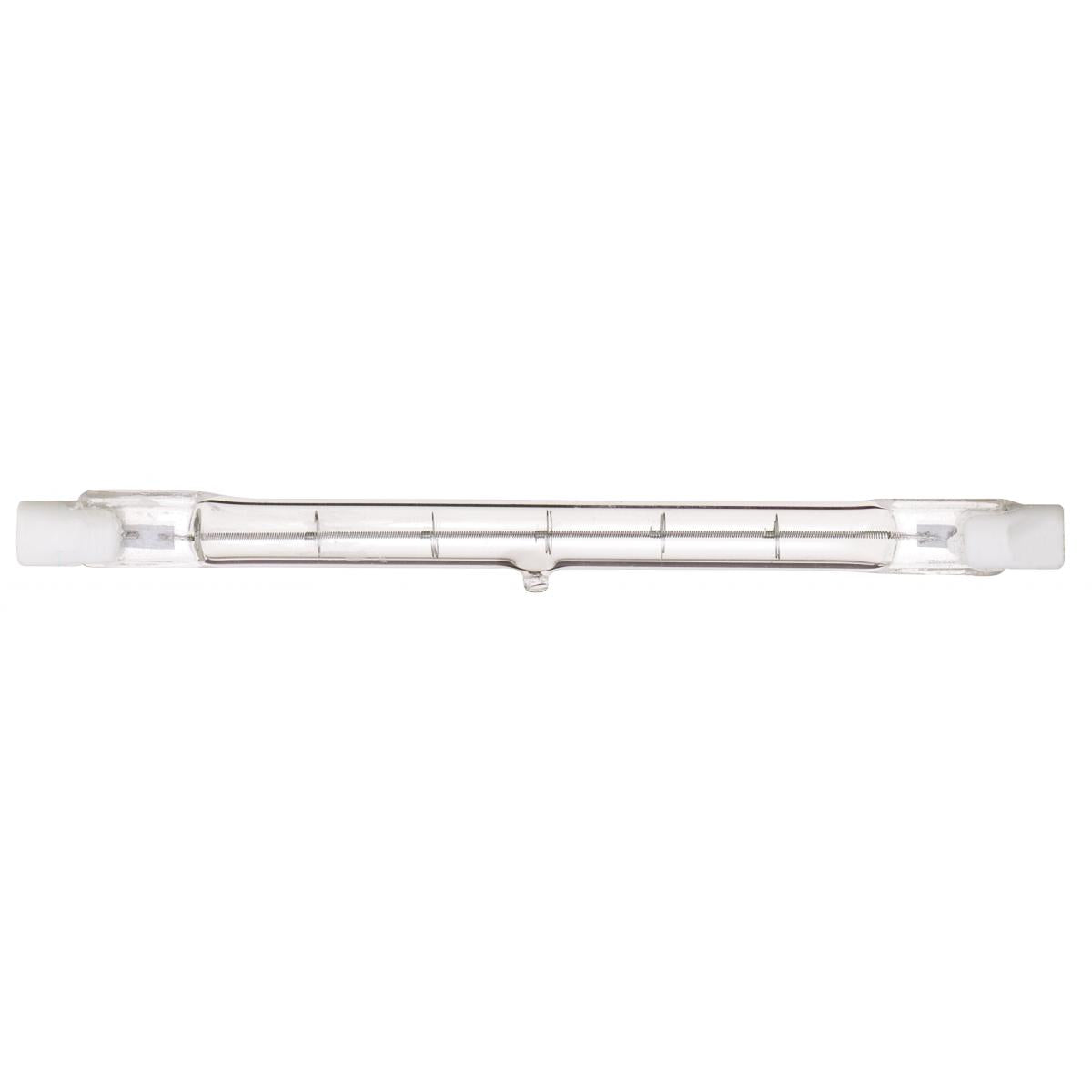 image of 200 Watt - Halogen - T3 - Clear - 1500 Average rated hours - 3400 Lumens - Double Ended base - 118mm - 120 Volt - Carded