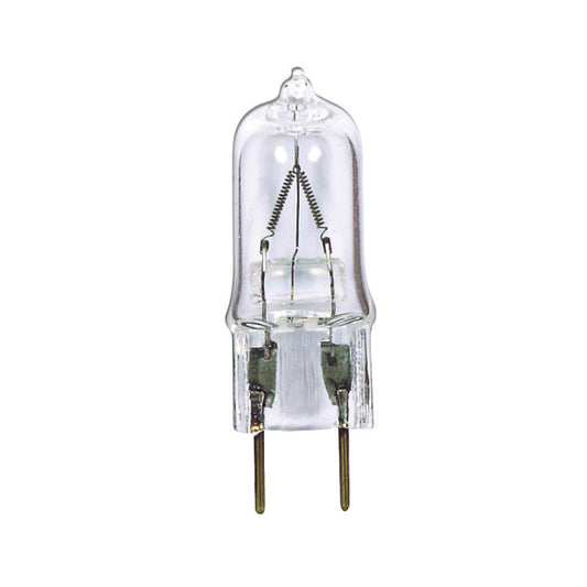 image of 20 Watt - Halogen - T4 - Clear - 2000 Average rated hours - 180 Lumens - Bi Pin G8 base - 120 Volt - Carded