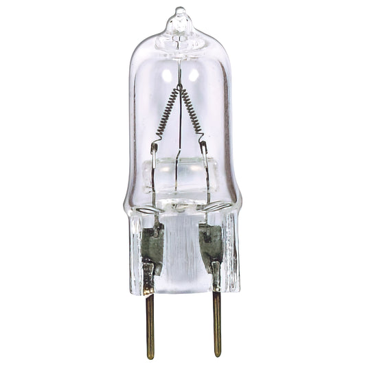 image of 35 Watt - Halogen - T4 - Clear - 2000 Average rated hours - 380 Lumens - Bi Pin G8 base - 120 Volt - Carded