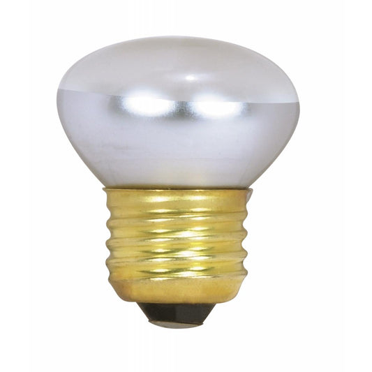 image of 25 Watt R14 Stubby Incandescent - Clear - 1500 Average rated hours - 135 Lumens - Medium base - 120 Volt