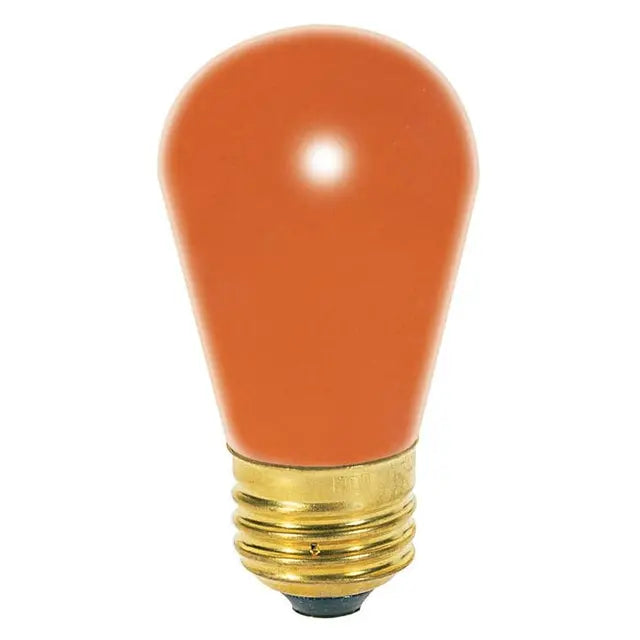 11 Watt S14 Incandescent - Ceramic - 2500 Average rated hours - Medium base - 130 Volt - 4 Pack