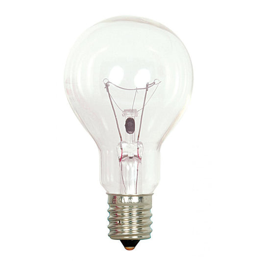 image of 40 Watt A15 Incandescent - Clear - Appliance Lamp - 1000 Average rated hours - 420 Lumens - Intermediate base - 130 Volt