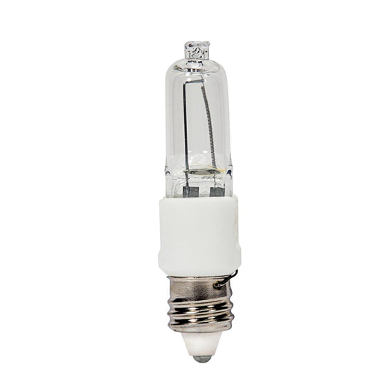 image of 60 Watt - Halogen / Excel - T3 - Clear - 3000 Average rated hours - 960 Lumens - Mini Candelabra base - 120 Volt