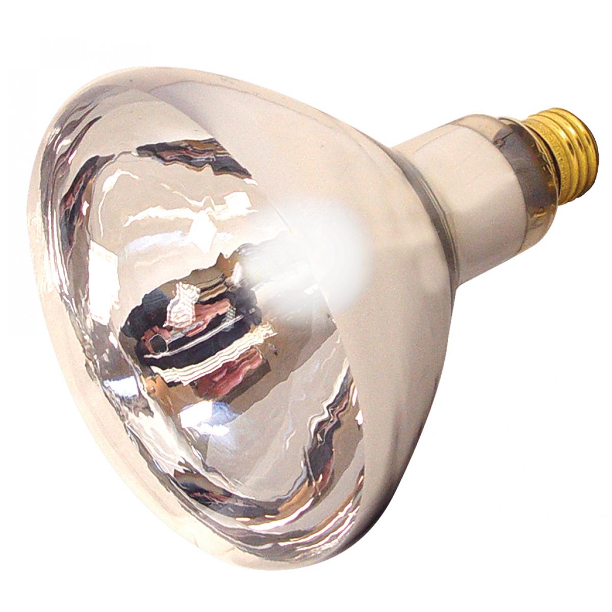 image of 125 Watt R40 Incandescent - Clear Heat - 6000 Average rated hours - Medium base - 120 Volt