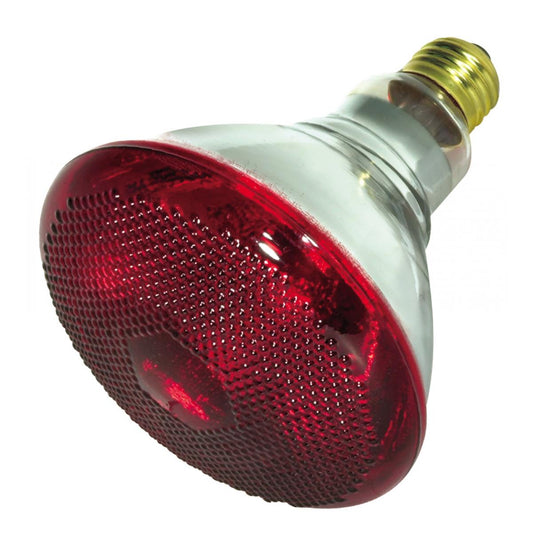 image of 175 Watt BR38 Incandescent - Red Heat - 5000 Average rated hours - Medium base - 120 Volt