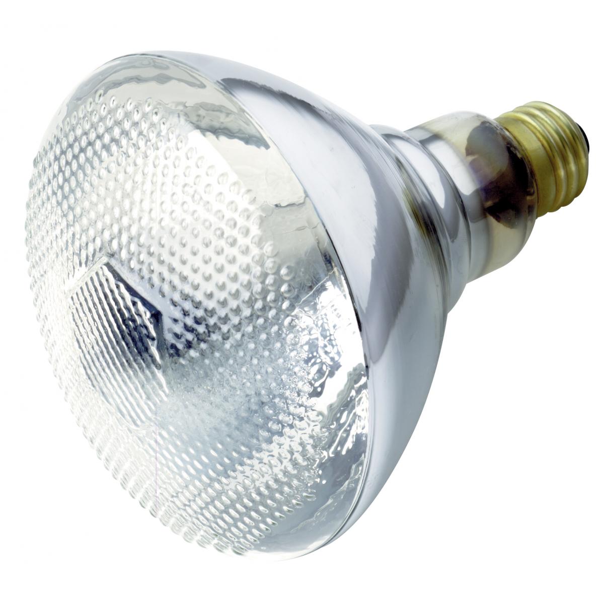 image of 175 Watt BR38 Incandescent - Clear Heat - 5000 Average rated hours - Medium base - 120 Volt