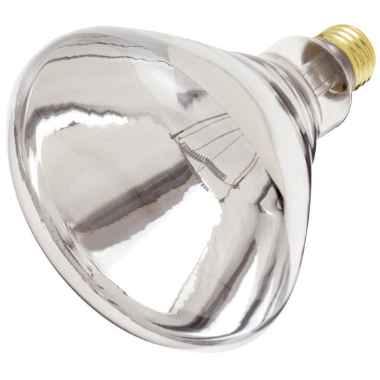 image of 250 Watt R40 Incandescent - Clear Heat - 6000 Average rated hours - Medium base - 120 Volt