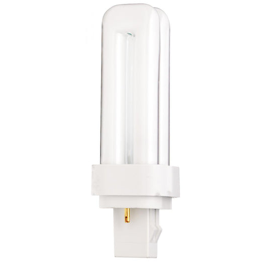 13 Watt - pin-based Compact Fluorescent - 4100K - 82 CRI - GX23-2 base