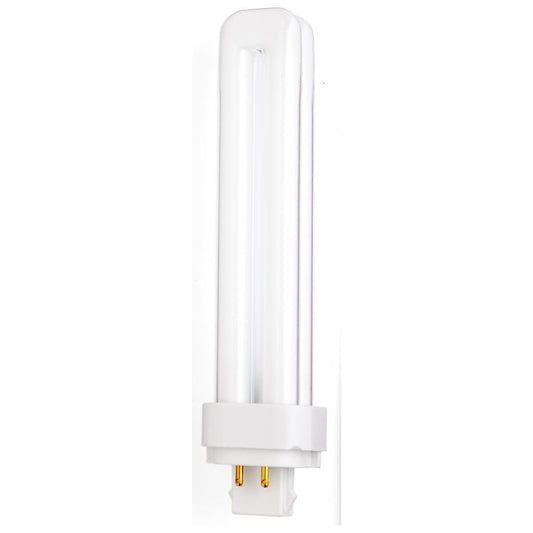 image of 26 Watt - pin-based Compact Fluorescent - 3500K - 82 CRI - G24Q-3 (4-Pin) base