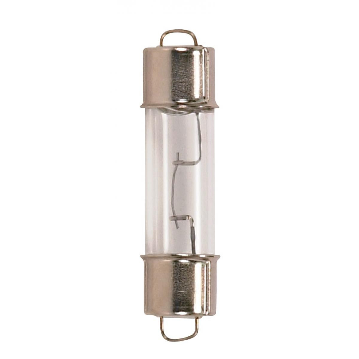 12.42 Watt miniature - Festoon - 1000 Average rated hours - DE Cap base - 12.8 Volt