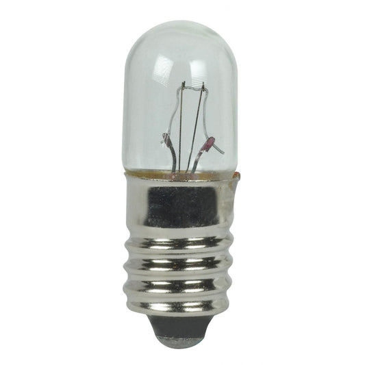 image of 5 Watt miniature - T3 1/4 - 500 Average rated hours - Miniature Screw base - 28 Volt