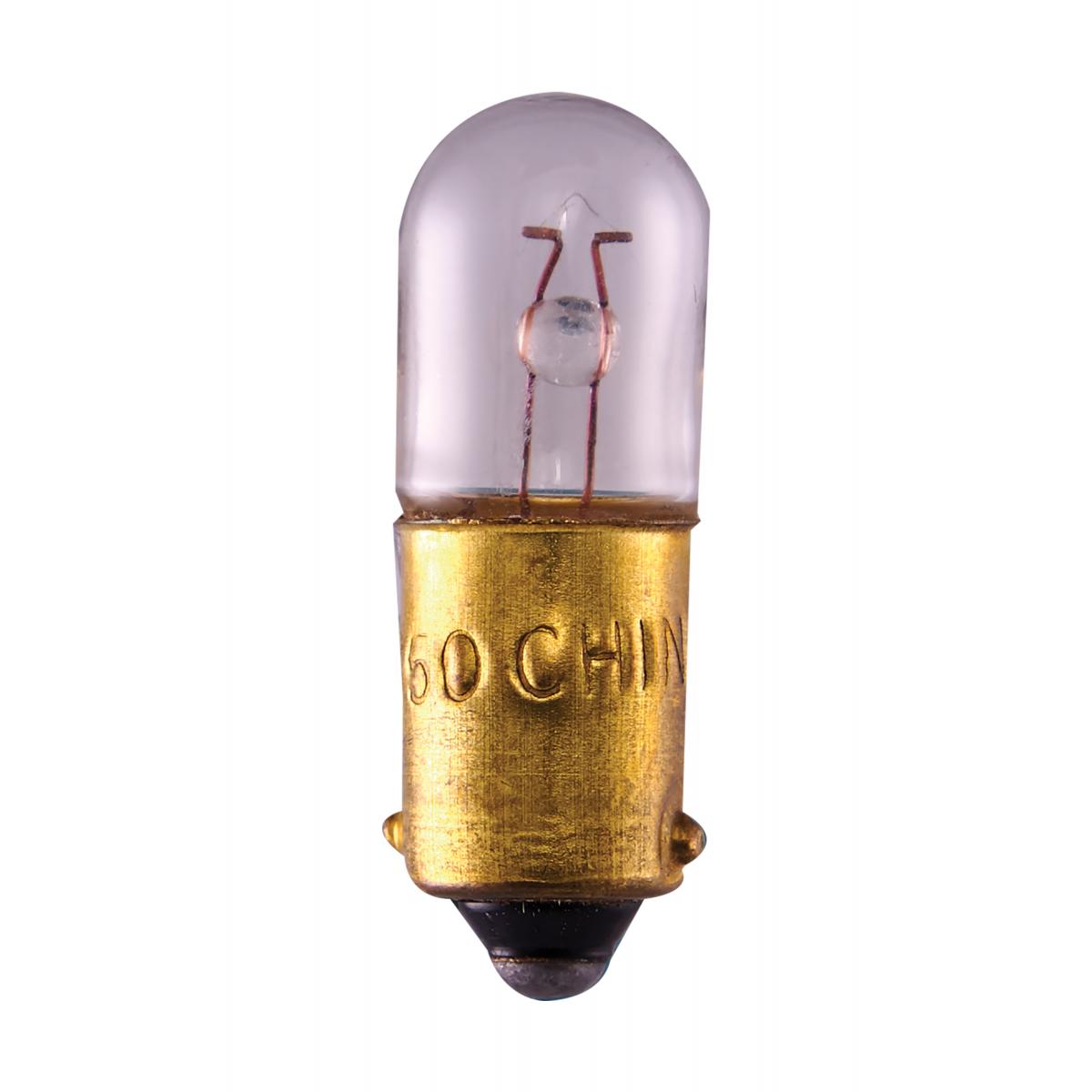 image of 0.45 Watt miniature - T3 1/4 - 1500 Average rated hours - Miniature Bayonet base - 5 Volt