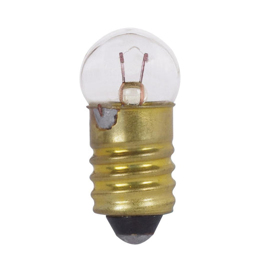 image of 0.63 Watt miniature - G3 1/2 - 10 Average rated hours - Miniature Screw base - 2.33 Volt