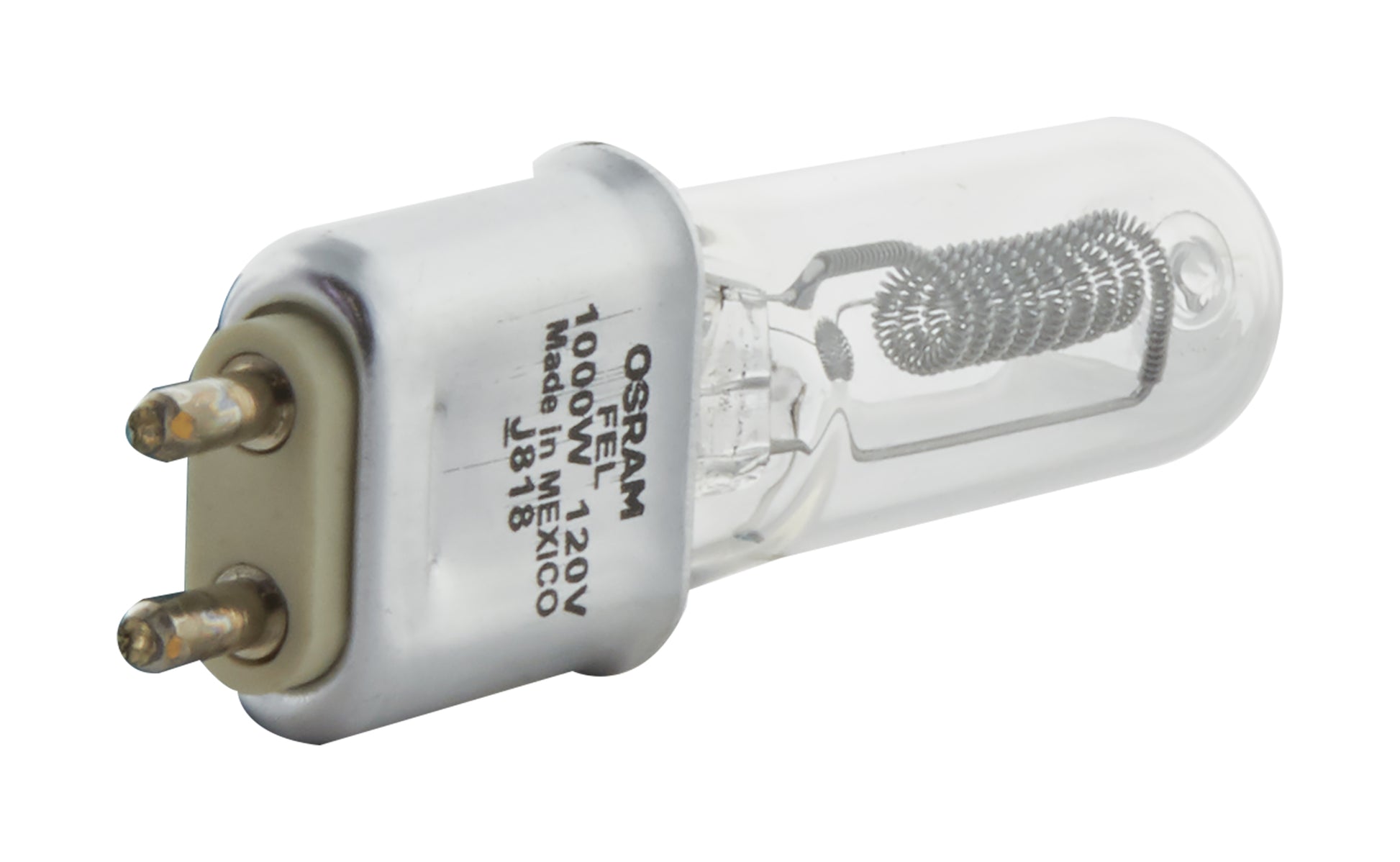 image of 1000 Watt - Halogen - T6 - Clear - G9.5 base - 120 Volt