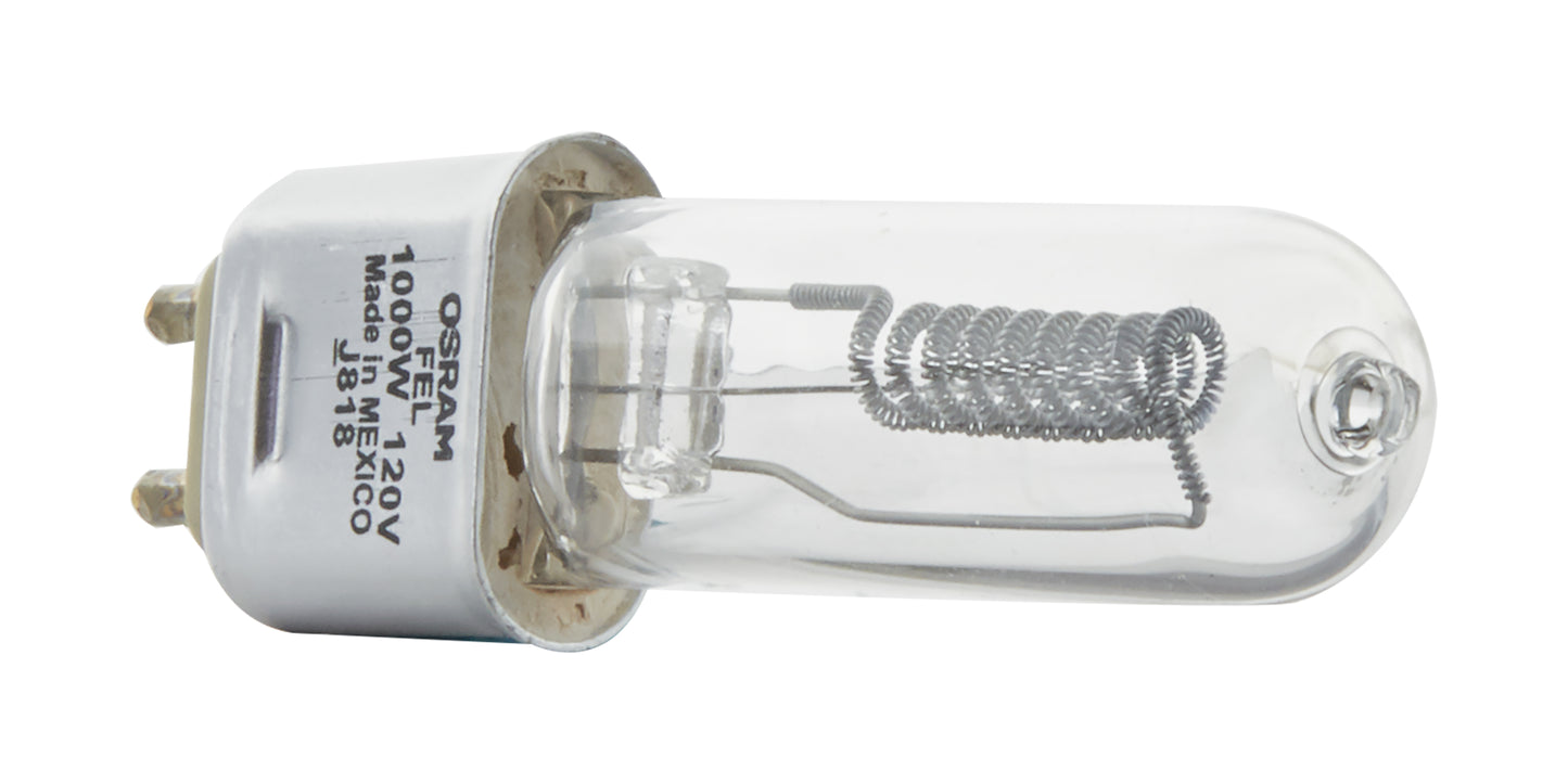 image of 1000 Watt - Halogen - T6 - Clear - G9.5 base - 120 Volt