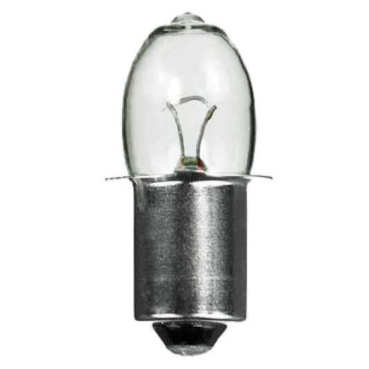 image of 2.4 Watt miniature - B3 1/2 - 30 Average rated hours - Single Contact Mini Flange base - 4.8 Volt