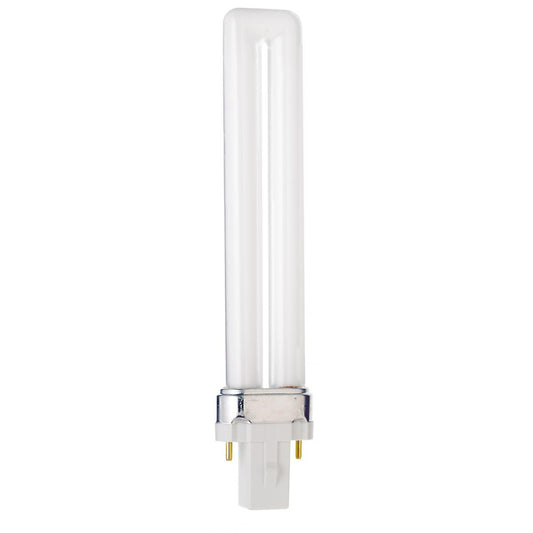 image of 9 Watt - pin-based Compact Fluorescent - 2700K - 82 CRI - G23 base