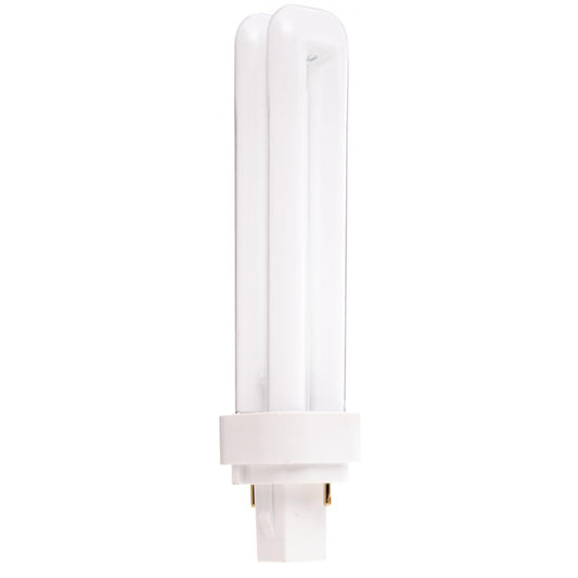image of 18 Watt - pin-based Compact Fluorescent - 2700K - 82 CRI - G24d-2 base
