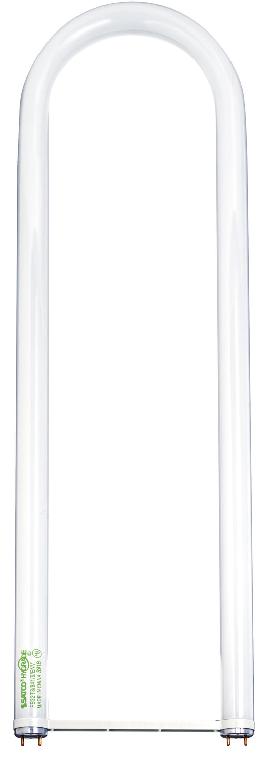 image of 32 Watt - T8 - U-Bend Fluorescent - 4100K Cool White - 82 CRI - Medium Bi Pin base - 6-Pk