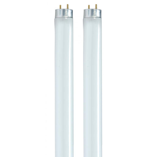 image of 32 Watt - T8 - Fluorescent - 3500K Neutral White - 85 CRI - Medium Bi Pin base - 2-Pack