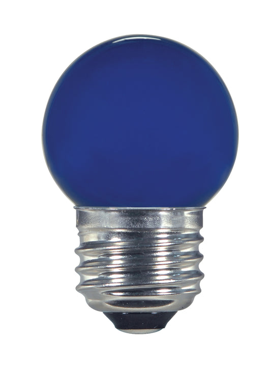 image of 1.2 Watt LED - S11 - Ceramic Blue - Medium base - 120 Volt - Carded
