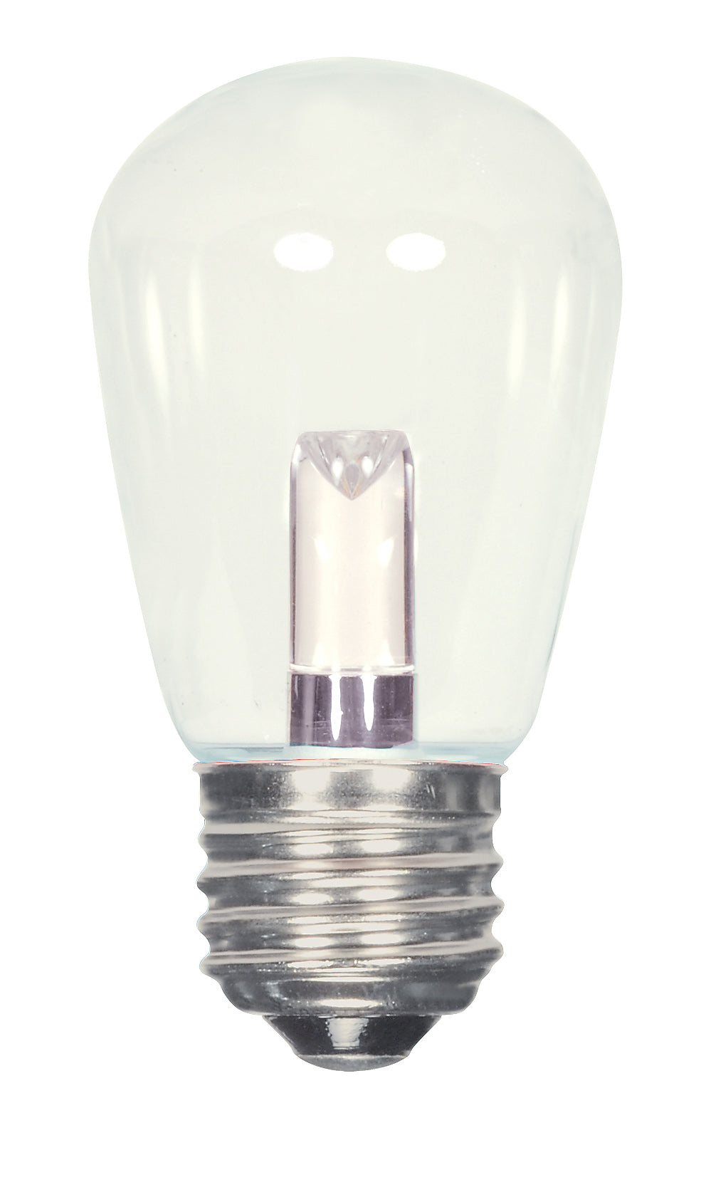 image of 1.4 Watt LED - S14 - Clear - 2700K - Medium base - 120 Volt - Carded