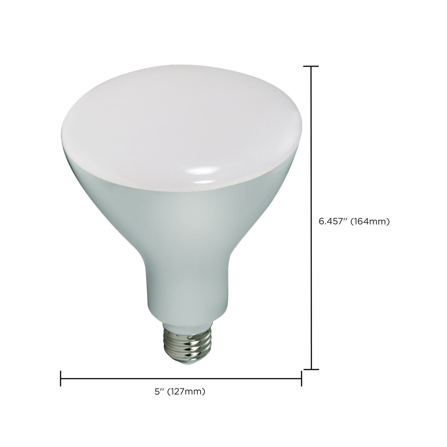 image of 11.5 Watt - LED BR40 - 2700K - 103 deg. Beam Angle - Medium base - 120 Volt - Dimmable