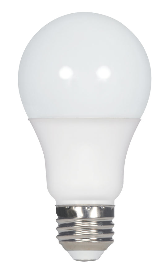 image of 9.5 Watt - A19 LED - Frosted - 3000K - European Medium base (E27) - 220 deg. Beam Angle - 230 Volt - Non-Dimmable